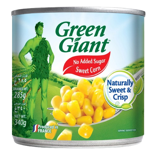 ذرة حلوة 340 جم العملاق الخضر بدزن   سكر